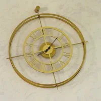 ساعت فلز طلایی