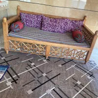 تخت سنتی به همراه تشک وباشتها