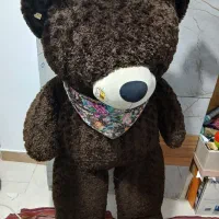 فروش یک عدد عروسک خرس ۱ متری در حد نو