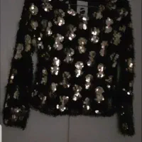 بلوز پولکی مجلسی نو|لباس|بابل, |دیوار