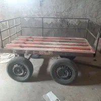 گاری با چرخ ماشین