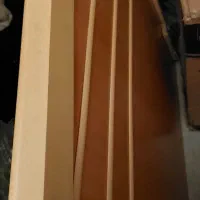 تخت یک نفره ی چوبی سفارشی ساز، کار کرده ،دو کشو