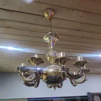 سه عدد لوستر برنز 10شاخه|لوستر و چراغ آویز|کرج, عظیمیه|دیوار