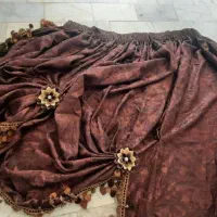 والان پرده سالم و تمیز در حد نو