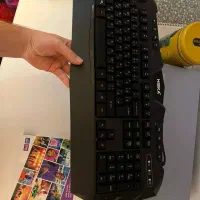 کیبورد RGB سوییج مکانیکال سیمی Hisk-A