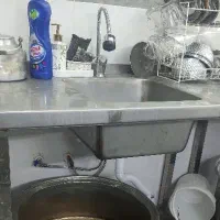 هود یخچال میزپایه ایفلی سینک و میز استیل|کافیشاپ و رستوران|مشهد, جوادیه|دیوار