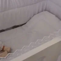 تخت گهواره ای کنار تخت مادر|تخت و سرویس خواب|اراک, |دیوار