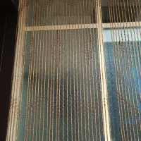 دو عدد پرده چوبی مهره ای بسیار شیک مناسب دکوراتیو|پرده، رانر، رومیزی|قم, انسجام|دیوار