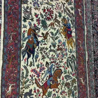 قالی دستباف شکار گاهی|فرش|اراک, |دیوار