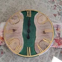 ساعت چوب رزین|ساعت دیواری و تزئینی|بوکان, |دیوار