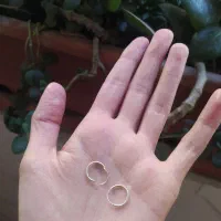 گوشواره نقره ققط۵۳۰تومن