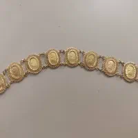 دستبند الیزابت قدیمی طلا|جواهرات|خرم‌آباد, |دیوار