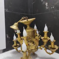 لوستر برنجی طرح فرشته