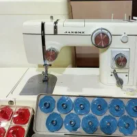 چرخ خیاطی ژاپنی ژانومه۸۰۲ خشک اصلی قدیمی سری اول