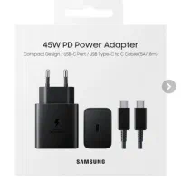 شارژر اصلی45wسامسونگ s25ultraدوسرc تایپccf