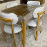 میز غذاخوری ۴ نفره آکبند با پارچه تدی|میز و صندلی غذاخوری|قوچان, |دیوار