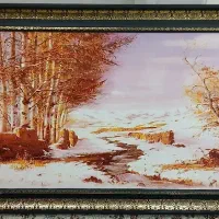 تابلو چاپی طبیعت پاییزی