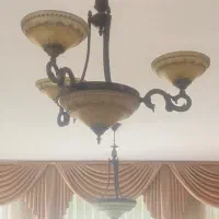 ۴ عدد لوستر برنجی سنگین