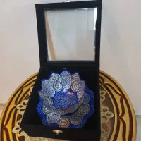 کاسه وبشقاب مینا کاری شده