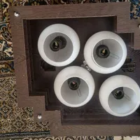 لوستر کلاسیک چوبی