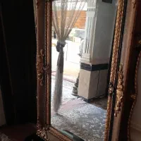 مبل هفت نفره و آینه کنسول همراه با جلو مبلی