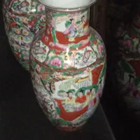 یک جفت گلدان آنتیک متعلق به پهلوی|کلکسیون اشیاء عتیقه|شاهین‌شهر, شهرک هشت بهشت|دیوار