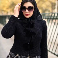 کراپ کت لمزور مشکی و دامن چهارخونه کشمیر|لباس|مشهد, عامل|دیوار