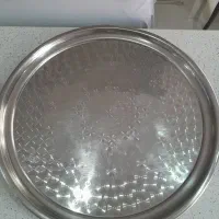 دو عددسینی استیل سایز بزرگ