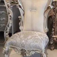 فروش ۴عدد صندلی خام(بدون رنگ وپارچه)