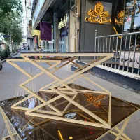 جلومبلی میز عسلی جلو مبلی کنسول تی وی فلزی|مبلمان خانگی و میز عسلی|مشهد, شهرک رازی (شهرک غرب)|دیوار