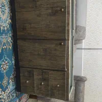 کابینت فلزی ضخیم کامل آشپزخانه با هود و سینک و سنگ