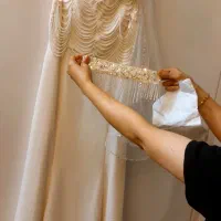 لباس نامزدی نو بسیار شیک و راسته گردنبد دار وتور|لباس|پاکدشت, پاکدشت (مامازند)|دیوار