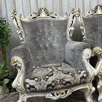 مبل سلطنتی ۹ نفره|مبلمان خانگی و میز عسلی|چهاردانگه (تهران), |دیوار