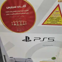 دستگاه ps5 slimدر حد نو دو دسته ۴ ۵ تا بازی داخلش