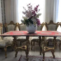 میز ناهارخوری ۶ نفره سلطنتی نو