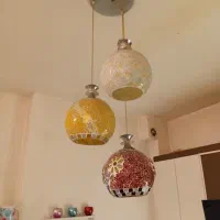 لوستر سه شاخه و تک شاخه