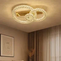 لوستر کهکشانی سقفی ، دارای ریموت. لوستر کریستالی|لوستر و چراغ آویز|ری, عباس‌آباد|دیوار