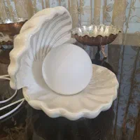 چراغ خواب طرح صدف مروارید و چراغ مراکشی