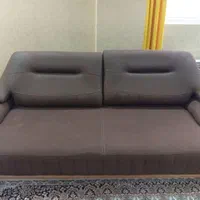 فروش مبل راحتی ۹نفره سالم  همراه باجلومبلی دایره