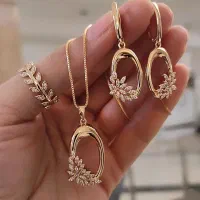 زیورالات ژوپینگ کاملا مشابه نمونه طلا|بدلیجات|قم, ارم|دیوار