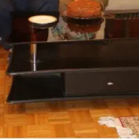 میز وسط اداری شیک با شیشه 10 میل