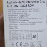 شیائومی نوت ۹ اس ۱۲۸ گیگ  128 note 9s|موبایل|تهران, تهرانپارس غربی|دیوار
