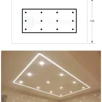 نصاب صفر تا صد لاین نوری|ریسه و چراغ تزئینی|تهران, نیروی هوایی (پیروزی)|دیوار