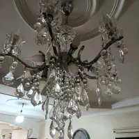 لوستر کریستالی اصل ۶شاخه|لوستر و چراغ آویز|تهران, هفده شهریور|دیوار