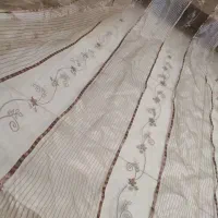 پرده تور ۱۰ متری دوخته و نوار دوزی شده ترک|پرده، رانر، رومیزی|مشهد, عبادی|دیوار