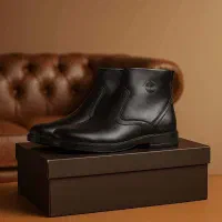 نیم بوت مردانه مشکی مدل Rad