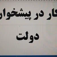 کاردر پیشخوان دولت