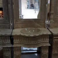 کلکسیون انواع مختلف روشویی سنگی سرامیکی قاب آینه