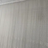 پرده حریر خامه دوزی