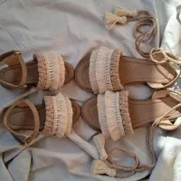 کفش و دمپایی  و صندل  مکرومه زیبا